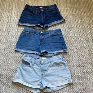 3 Pack of Old Navy Girls denim Shorts